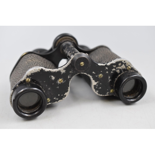 354 - Three Pairs of Vintage Binoculars one complete with Case