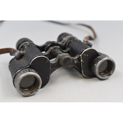 354 - Three Pairs of Vintage Binoculars one complete with Case