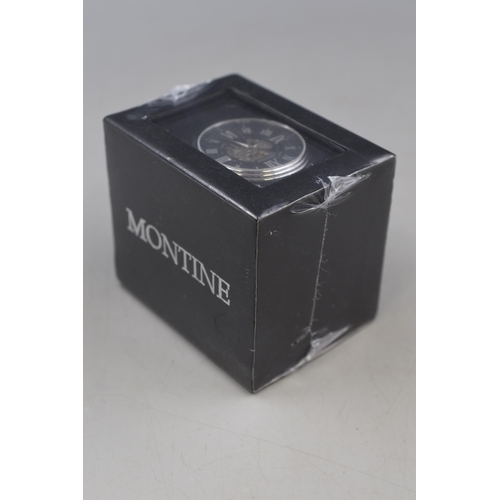 87 - New montine Skeleton Watch in Sealed Box (Working)