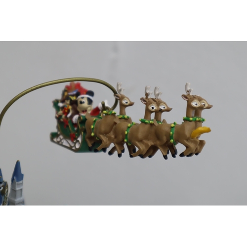 383 - Two Large Working Boxed Vintage Christmas Musical Light Up Display Decoration Ornaments to include a... 