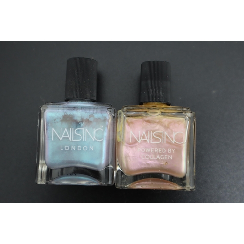 416 - Selection of Nail Polish and Remover by Nails Inc and Leighton Deny