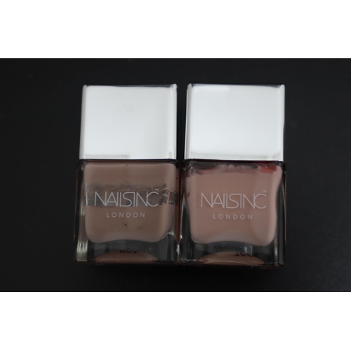 416 - Selection of Nail Polish and Remover by Nails Inc and Leighton Deny