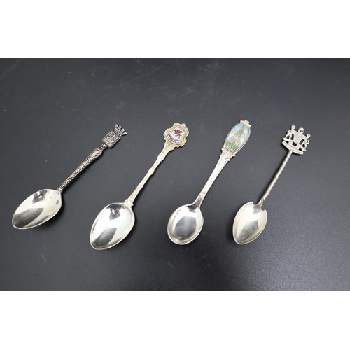 421 - Large Selection of Silver Plated Commemorative Tea Spoons (1.14kg)