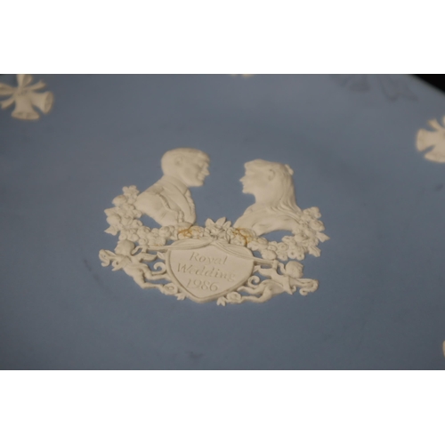 426 - A Large Selection of Wedgwood Jasperware Dishes. Includes Commemorative, Suits, Zodiac and More.