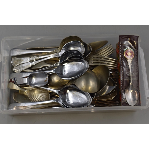 435 - Large Selection of Silver Plated Cutlery