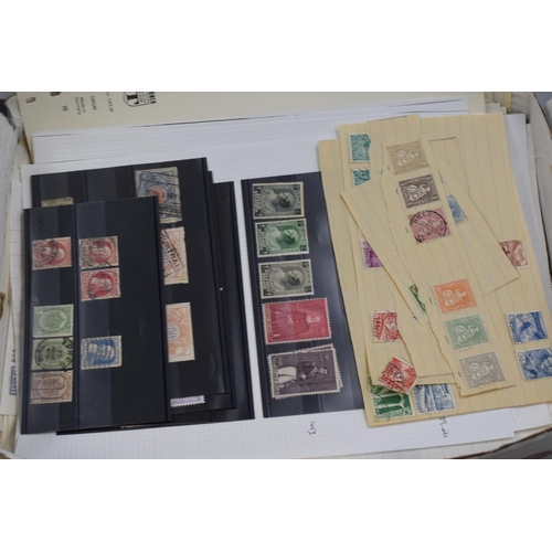 448 - Large Quatity of Mounted Stamps on Approx 100 Sheets Covering Western Europe datinf from the 1930s o... 