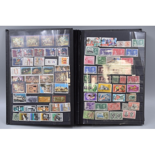 449 - Senator Stamp Album Containing a Large Selection of Stamps from The British Commonwealth