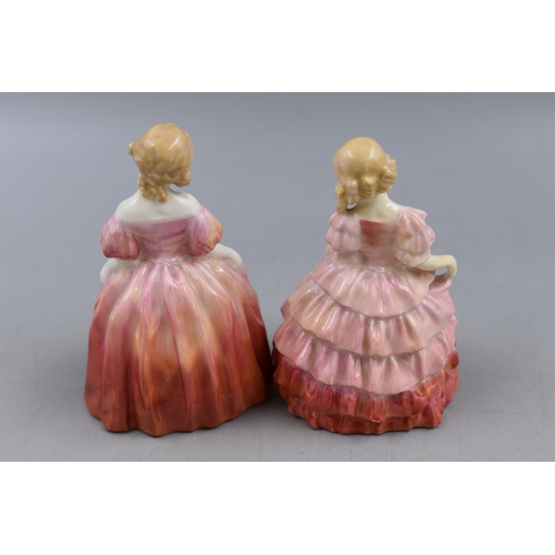 205 - Two Royal Doulton Figures (Marie HN1417 & Rose HN1368)