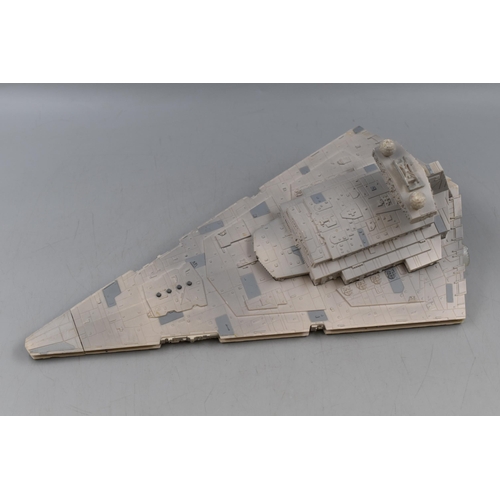 480 - Two Star Wars Model Ships, Includes Star Destroyer and Darth Vader Tie Fighter. Both Untested.