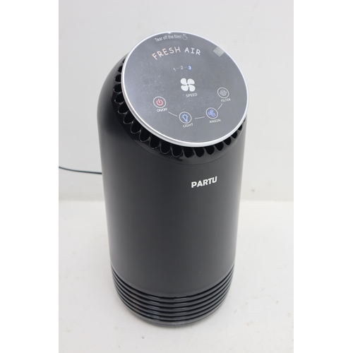 485 - A Boxed Partu BS-08 Air Purifier, Powers on When Tested.