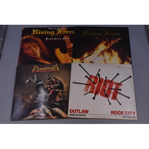 496 - A Selection of 70's and 80's Rock and Metal Vinyl LP's. Includes Twisted Sister, Motorhead, Ozzy Osb... 