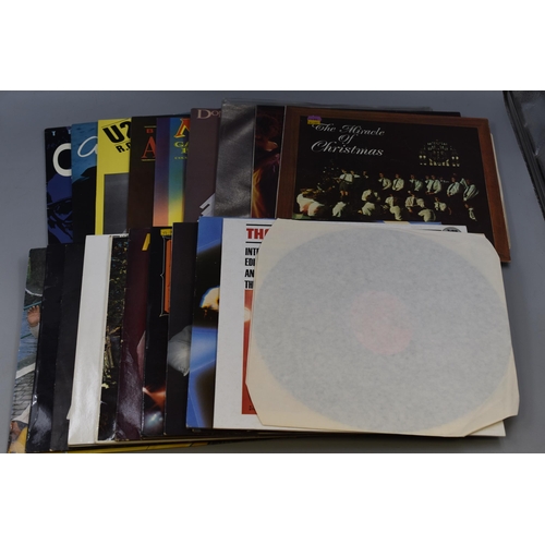 497 - A Large Selection of Vinyl LP's. Includes Marillion Garden Party The Great Cucumber Massacre,Gary Mo... 