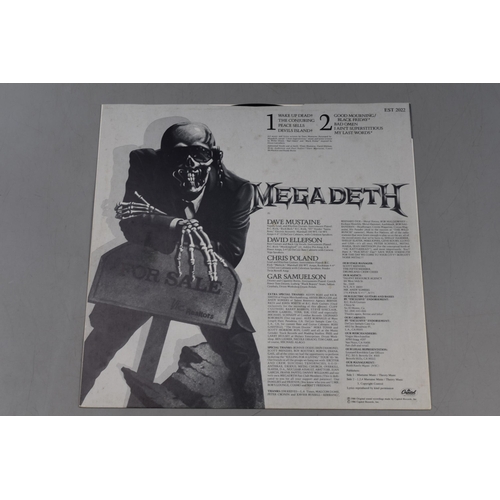 500 - Megadeth Peace Sells... But Who's Buying? On Vinyl LP, Capital Records.