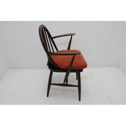 527 - Two Vintage Chairs to include Ercol Spindle Back and Lancashire ladder Back both nice solid chairs