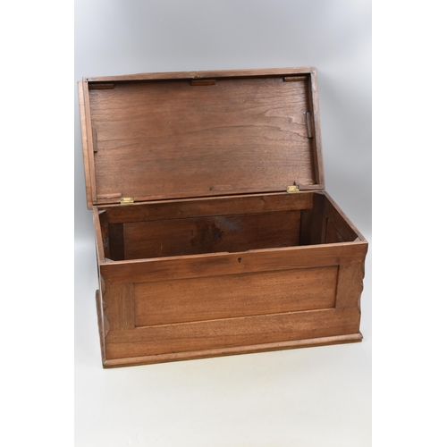 544 - Hand Made Mid Century Wooden Storage Box 21