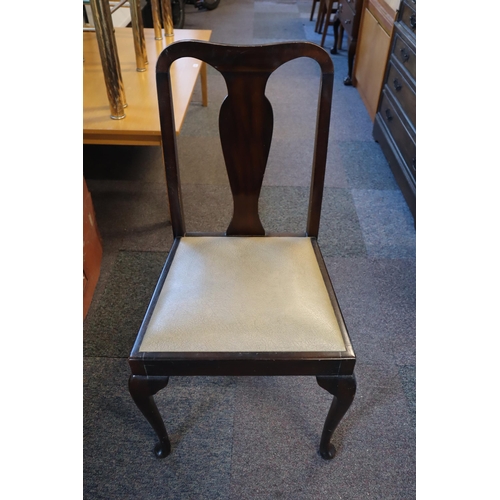 559 - Vintage English Gate Leg Drop Leaf Table with Four Matching Sprung Based Chairs Standing Proudly on ... 