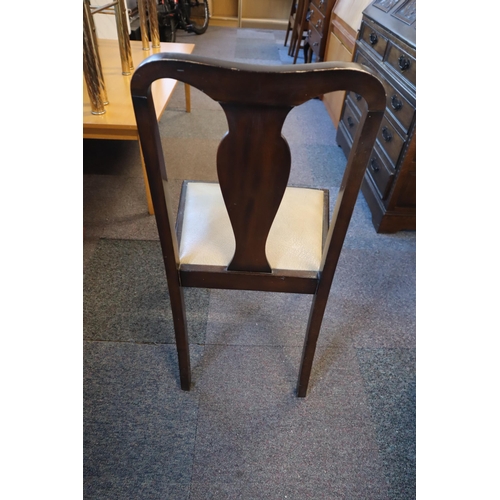 559 - Vintage English Gate Leg Drop Leaf Table with Four Matching Sprung Based Chairs Standing Proudly on ... 