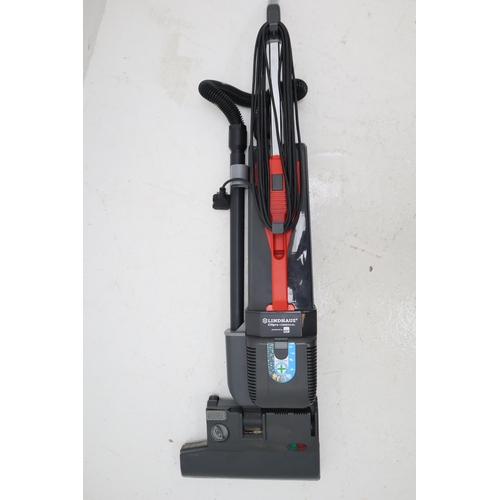 565 - Lindhaus CHpro Commercial Vacuum Cleaner, With Accessories. Powers on When Tested.