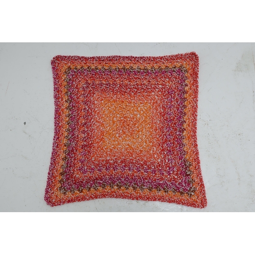 592 - Selection of 4 Jazzy Crochet Squares (28