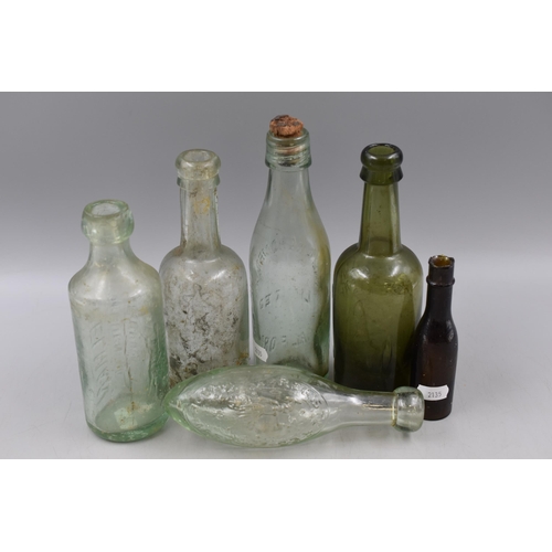 626 - Selection of Vintage Glass collectors Bottles including A Craven, Walker & Homfrays, J Spelman and M... 