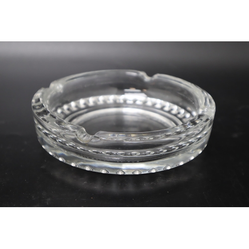 627 - Selection of  5 Mid Century Ashtray including a Lido Soreno Clear Glass (20cm Dia)