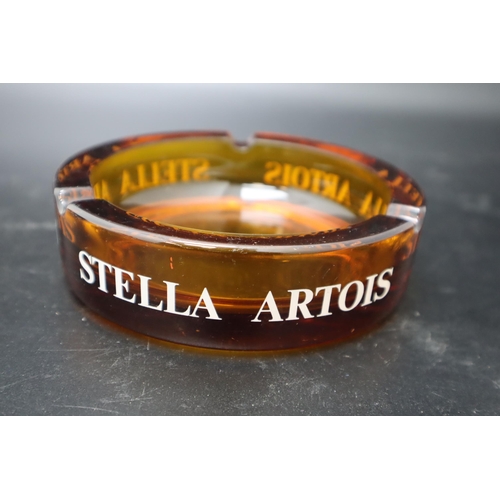 629 - Selection of Vintage Branded Ashtrays including Stella Artois, Players, Worthington and More