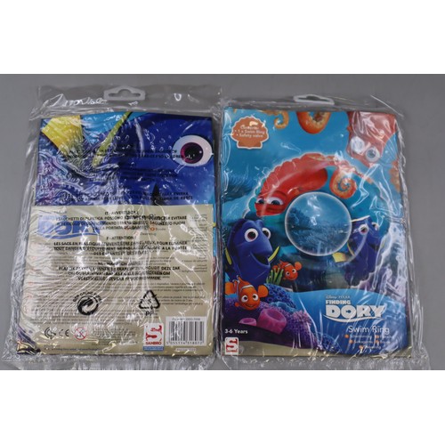 467 - A Selection of Approx 50 Child's Finding Dory Swim Rings, In Packaging.