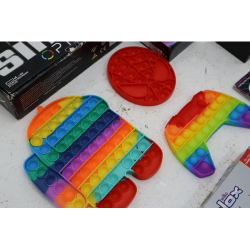 591 - A Selection of Children's Toys and Accessories To Include Among Us, Phineas and Ferb, Twister and Mo... 