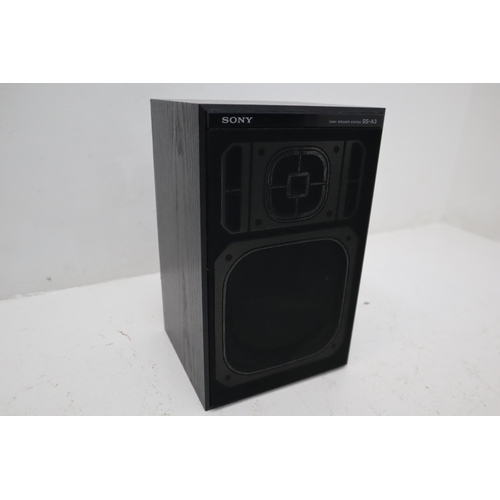 410 - Sony XO-D3 Compact HIFI System With PS-LX45P Turntable Comes With Sony SS-A3 2-Way System Speakers