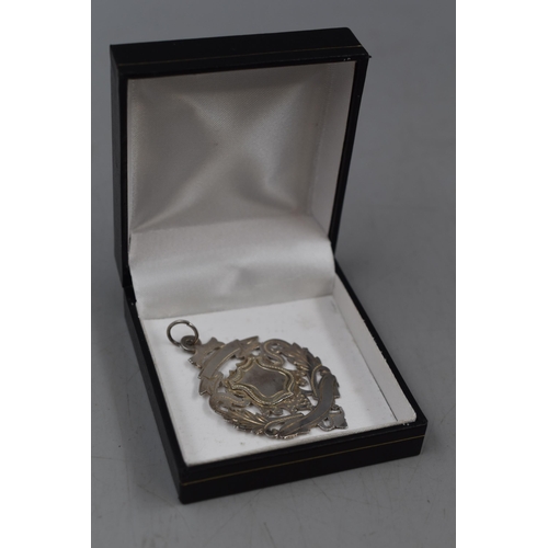 26 - A Silver Fob, Marked 'No. XI Squadron Inter-Section League 1945'. Approx 2