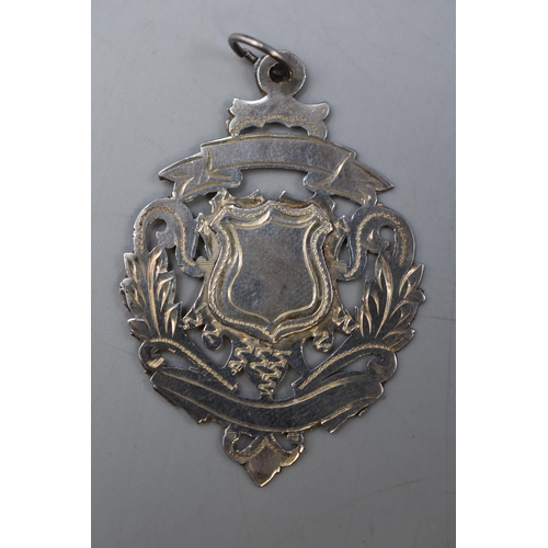 26 - A Silver Fob, Marked 'No. XI Squadron Inter-Section League 1945'. Approx 2