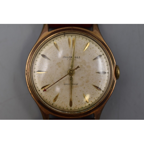 44 - Ingersoll 7 Jewels mechanical Gents Watch (Working)