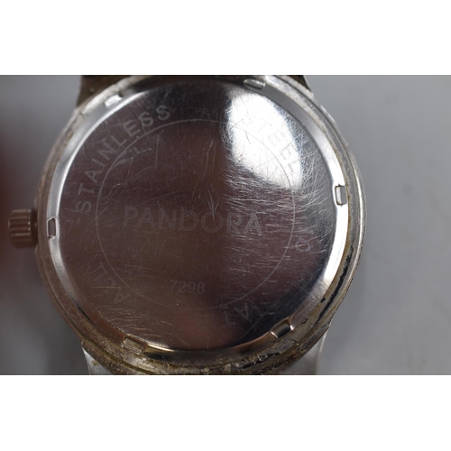 56 - Pandora Watch (Working) but Requires new Glass