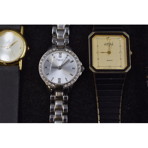 70 - Selection of 9 Quartz Watches including Gillex, Beverly Hills, Berge and More (All Working)