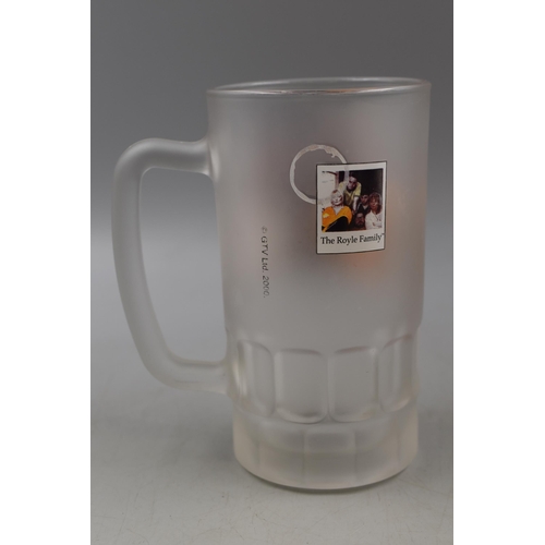 79 - Royal Family themed Glass Tankard