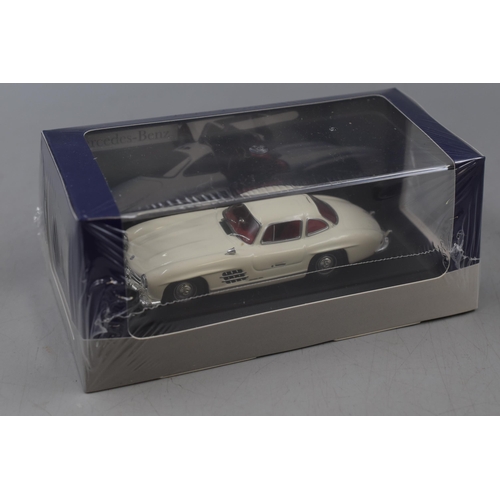 268 - Atlas Editions 1/43 Mercedes-Benz 300 SL 1954, Sealed and In Box With Paperwork.