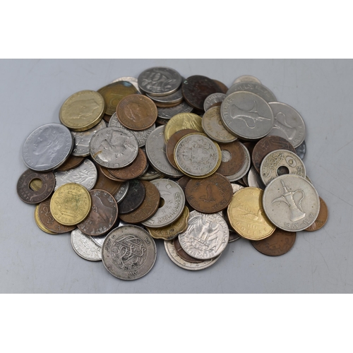 100 - 500g of Mixed Worldwide Coinage.