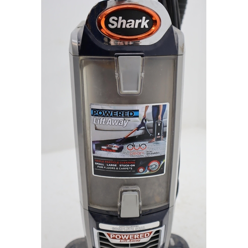 306 - Shark Duo Clean Hoover complete with attachments Powers on when tested