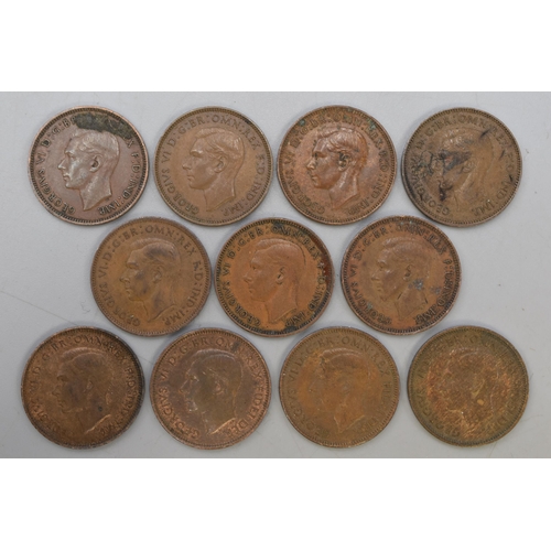 110 - A Selection of Twenty Five George VI Farthing Coins.