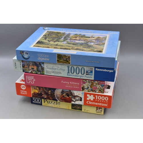 483 - Mixed Lot of Boxed Jigsaws .