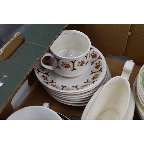 491 - Selection of Cups, Saucers and Jugs including Fine Bone China