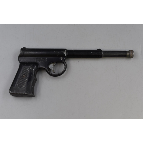 214 - A T J Harrington & Son Gat Air Pistol, 4.5mm. Good Compression.