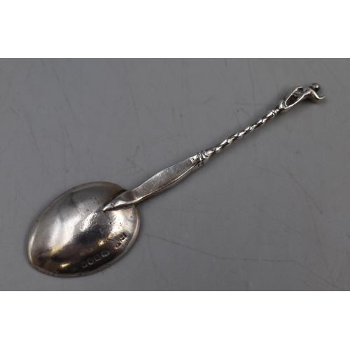 10 - Hallmarked London Silver Condiment Spoon