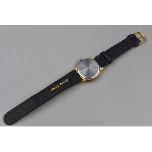 67 - Carvelle 17 Jewels Mechanical Gents Watch with Leather Strap (working)