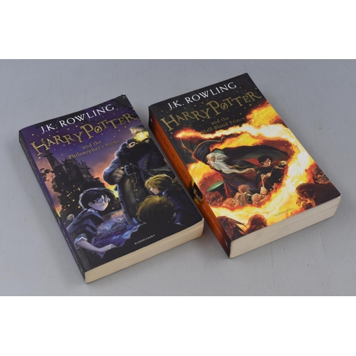 367 - Mixed Selection Of Books Including Harry Potter And The Philosopher's Stone & Harry Potter And The H... 