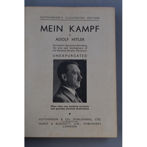 370 - Mein Kampf by Adolf Hitler Profusely Illustrated and published by Hutchinson & Co