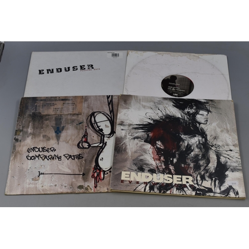 411 - Collection of Electronic/Drum & Bass Vinyl by Group ' Enduser', To Include LPs and 12