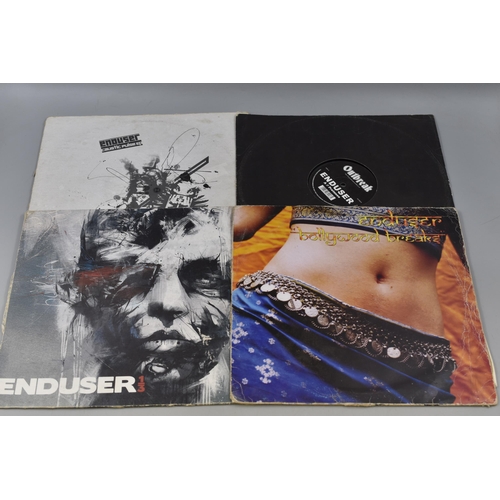 411 - Collection of Electronic/Drum & Bass Vinyl by Group ' Enduser', To Include LPs and 12