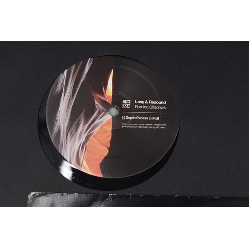 414 - Electronic/Drum & Bass Vinyl, Loxy & Resound 'Burning Shadows' LP ( Three 12