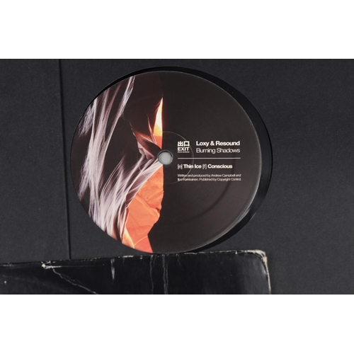 414 - Electronic/Drum & Bass Vinyl, Loxy & Resound 'Burning Shadows' LP ( Three 12